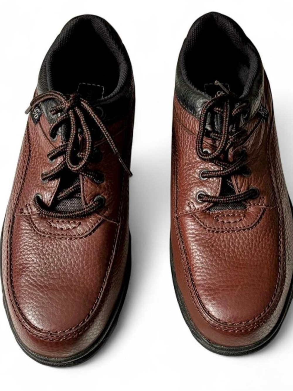 Rockport Brown Tumbled Leather Walking Shoes | Men’s Casual Comfort